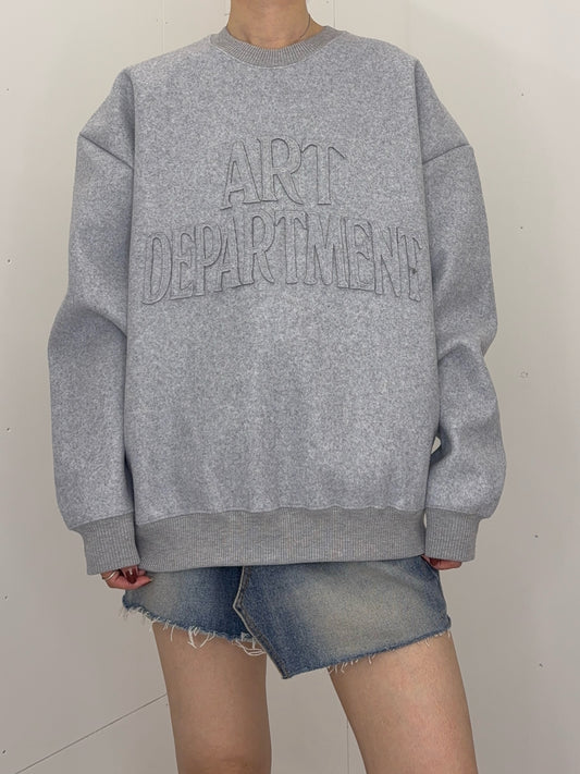 Art patch sweat tops