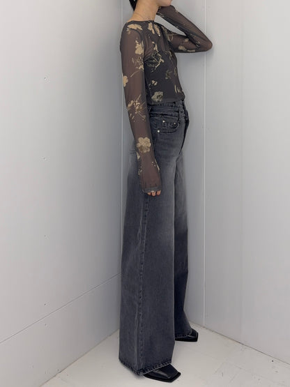W button h/w jeans