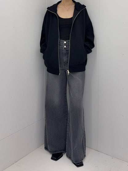 【KARED 1th ANNIVERSARY ITEM】LOGO ZIP UP SWEAT