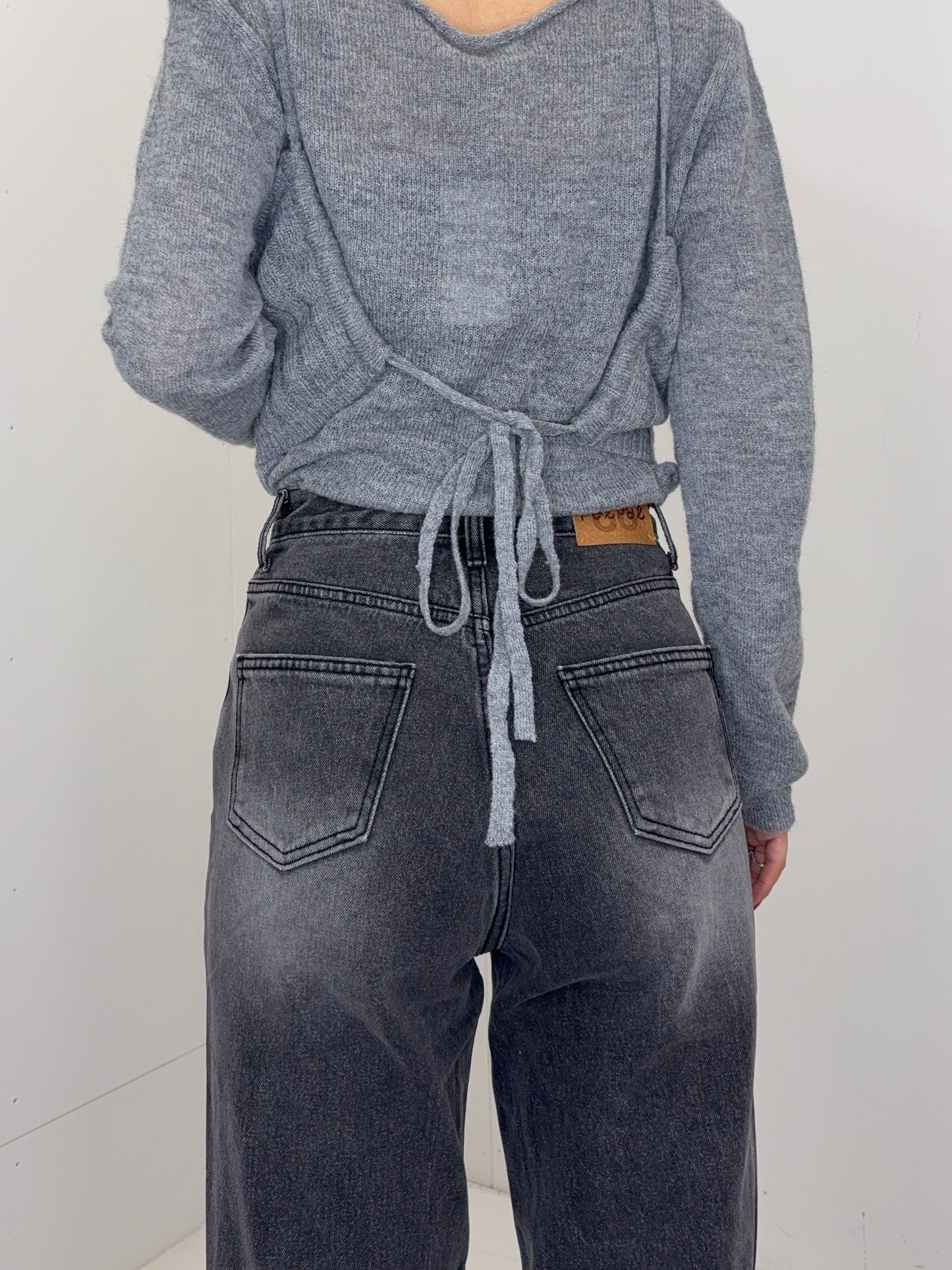 Bustier set knit tops