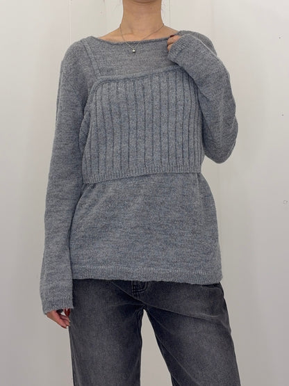 Bustier set knit tops