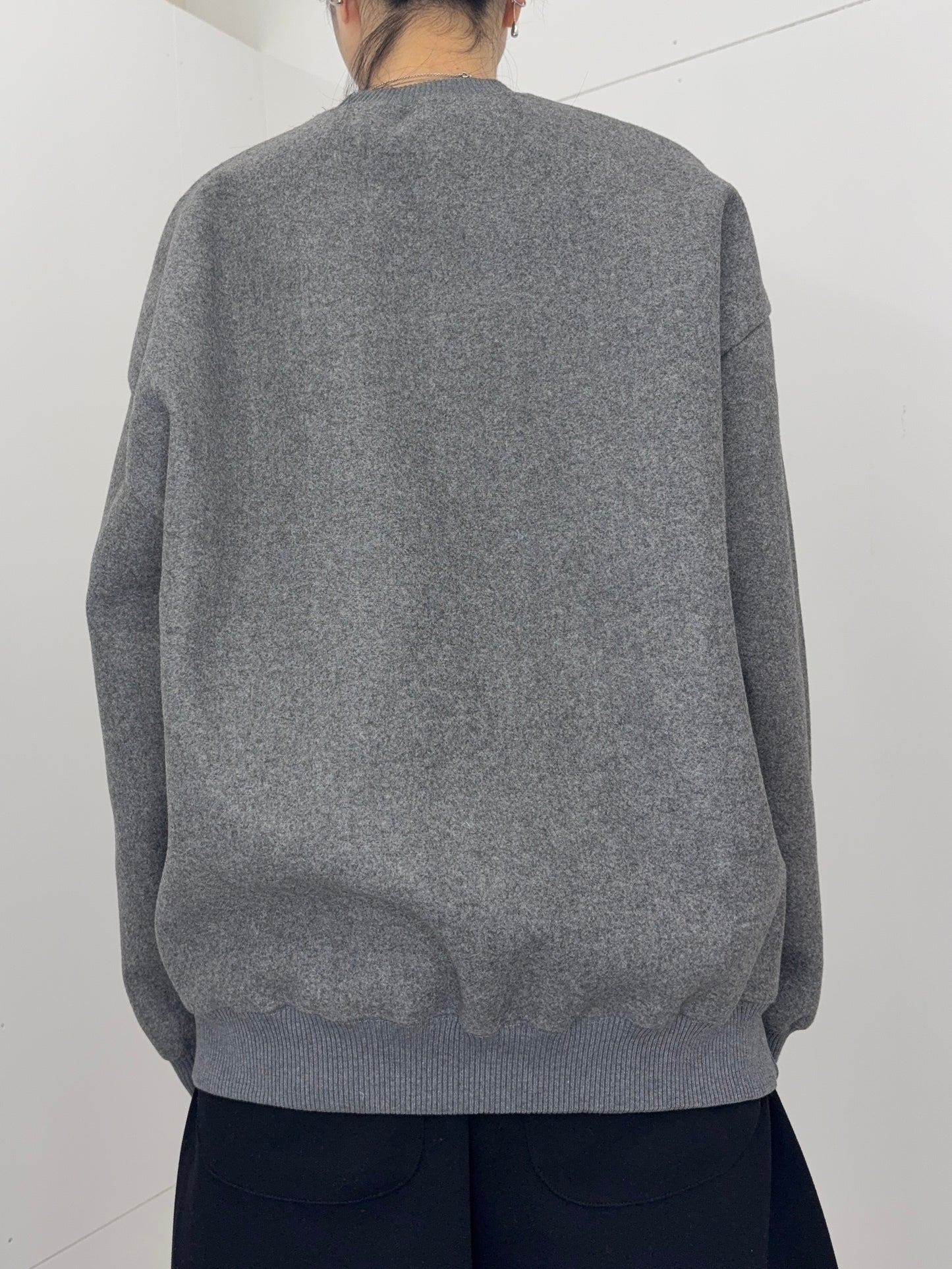 Art patch sweat tops