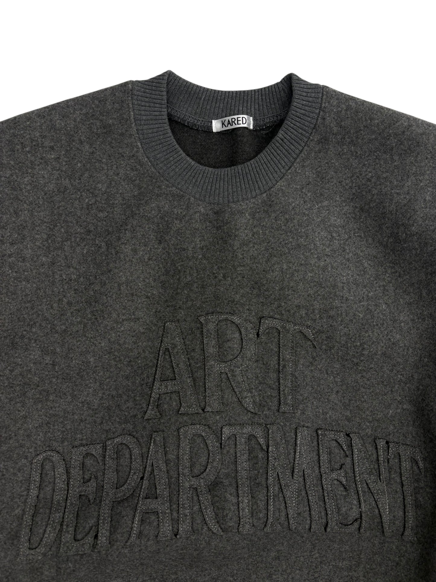 Art patch sweat tops