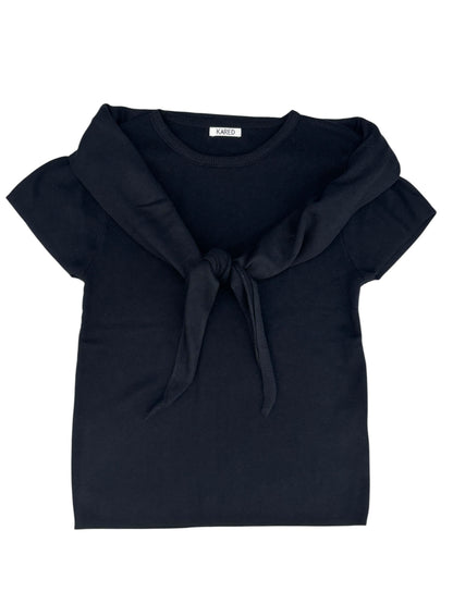 Scarf half knit tops