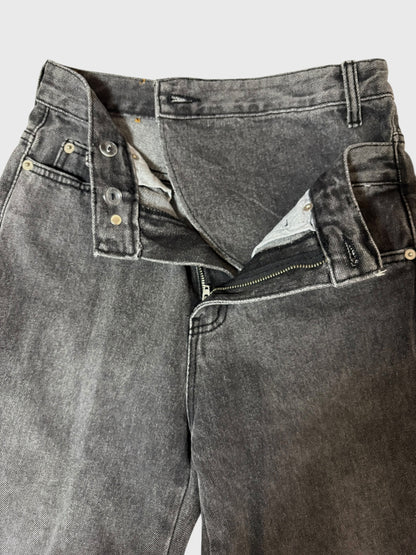 Unbalance h/w straight jeans