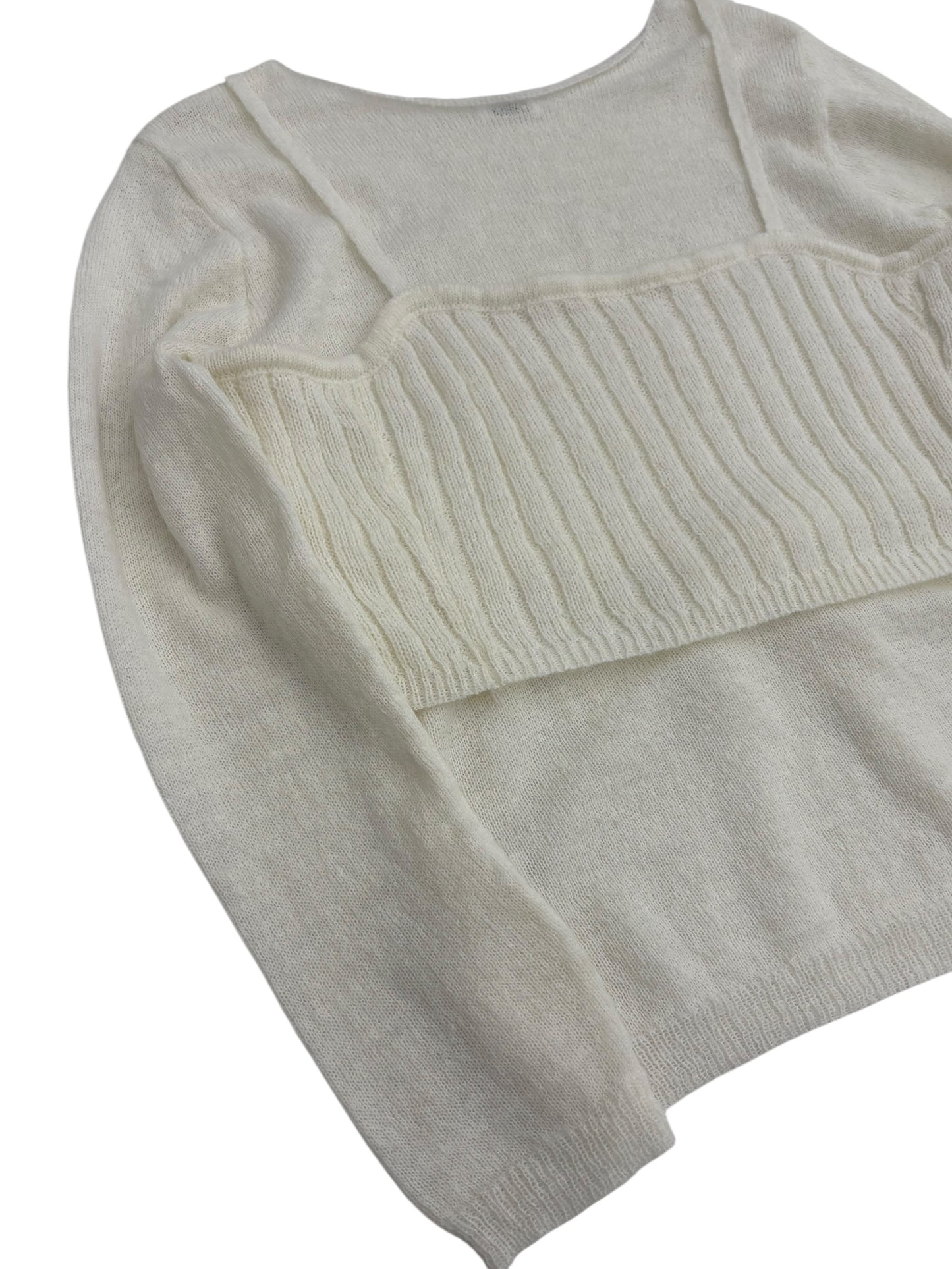 Bustier set knit tops