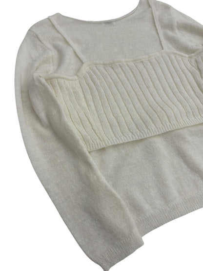 Bustier set knit tops