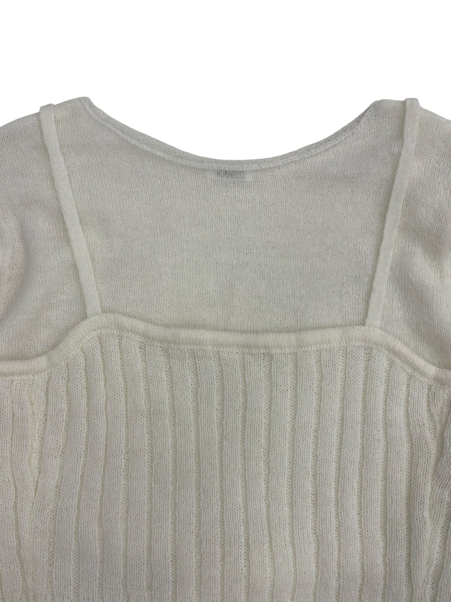 Bustier set knit tops