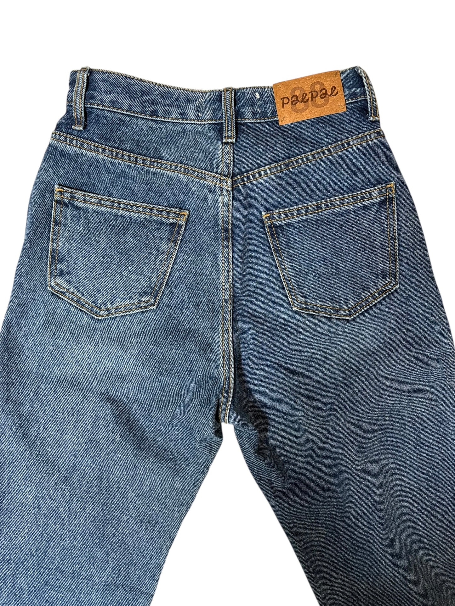 Unbalance h/w straight jeans