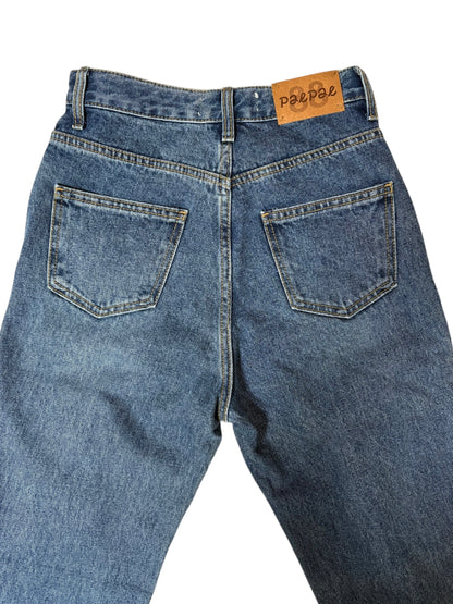 Unbalance h/w straight jeans