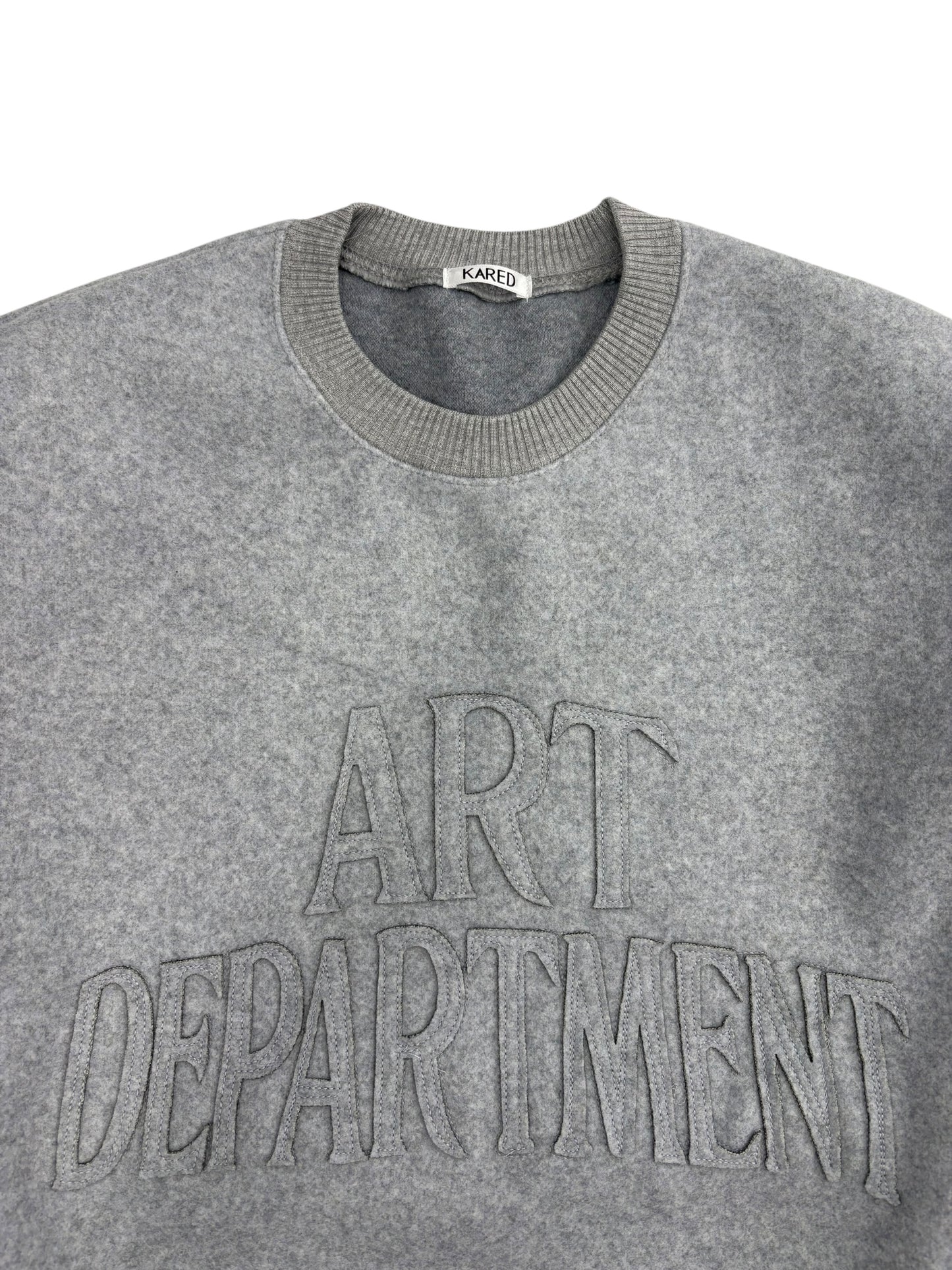 Art patch sweat tops