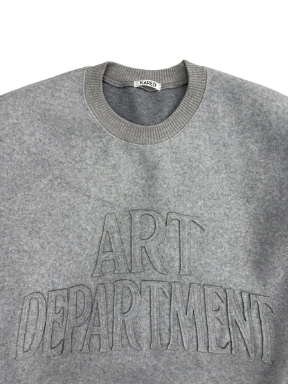 Art patch sweat tops