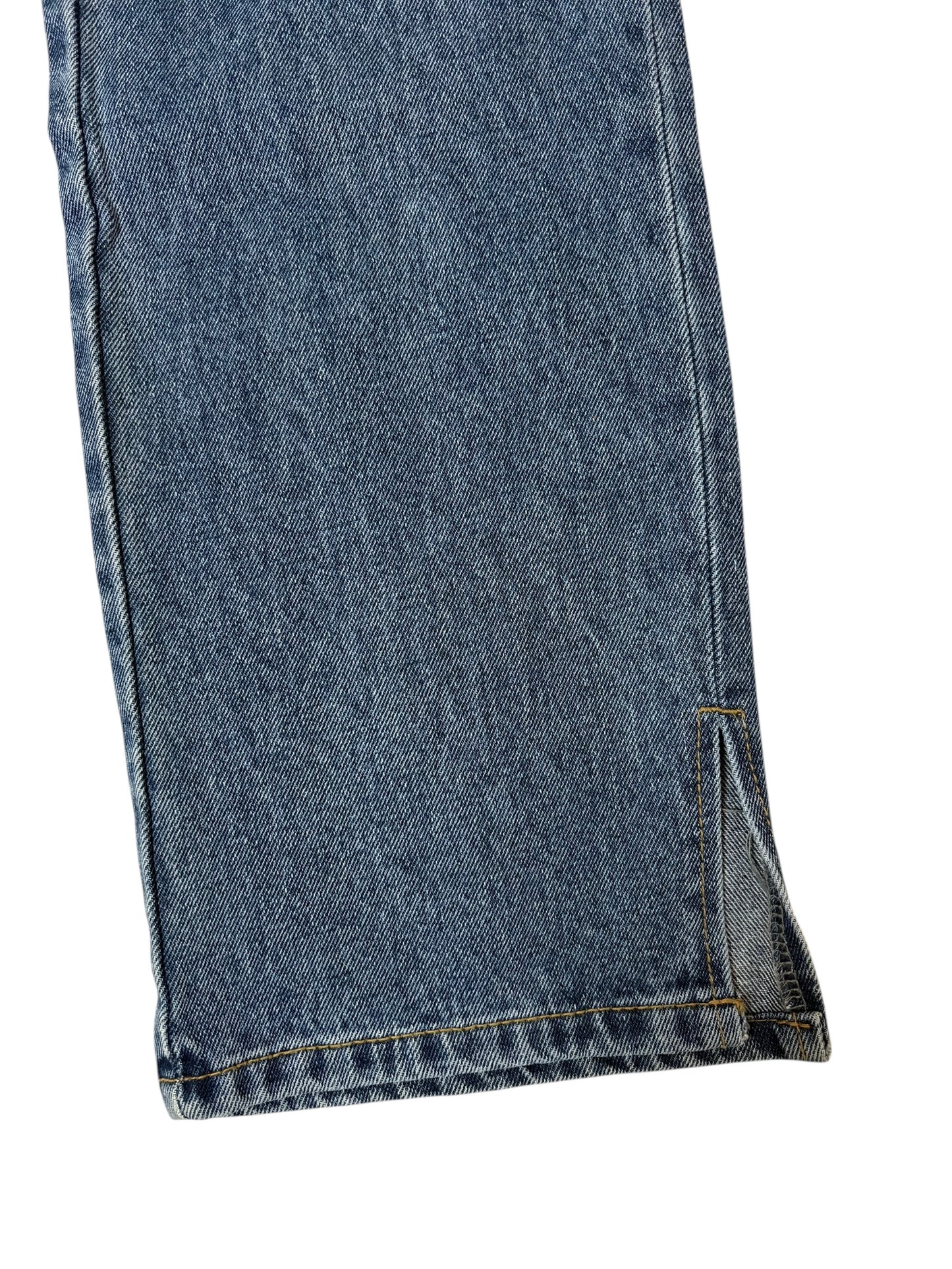 Unbalance h/w straight jeans