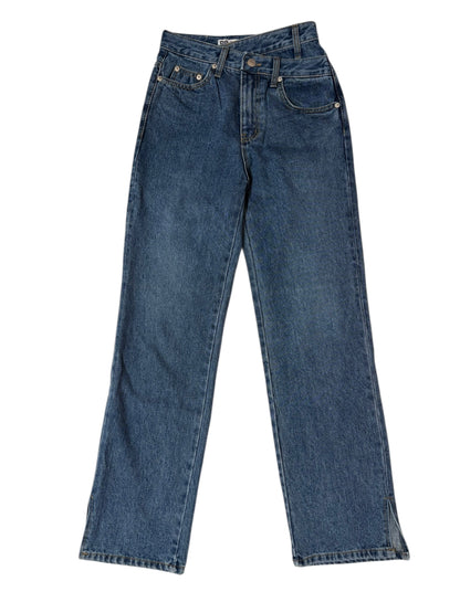 Unbalance h/w straight jeans