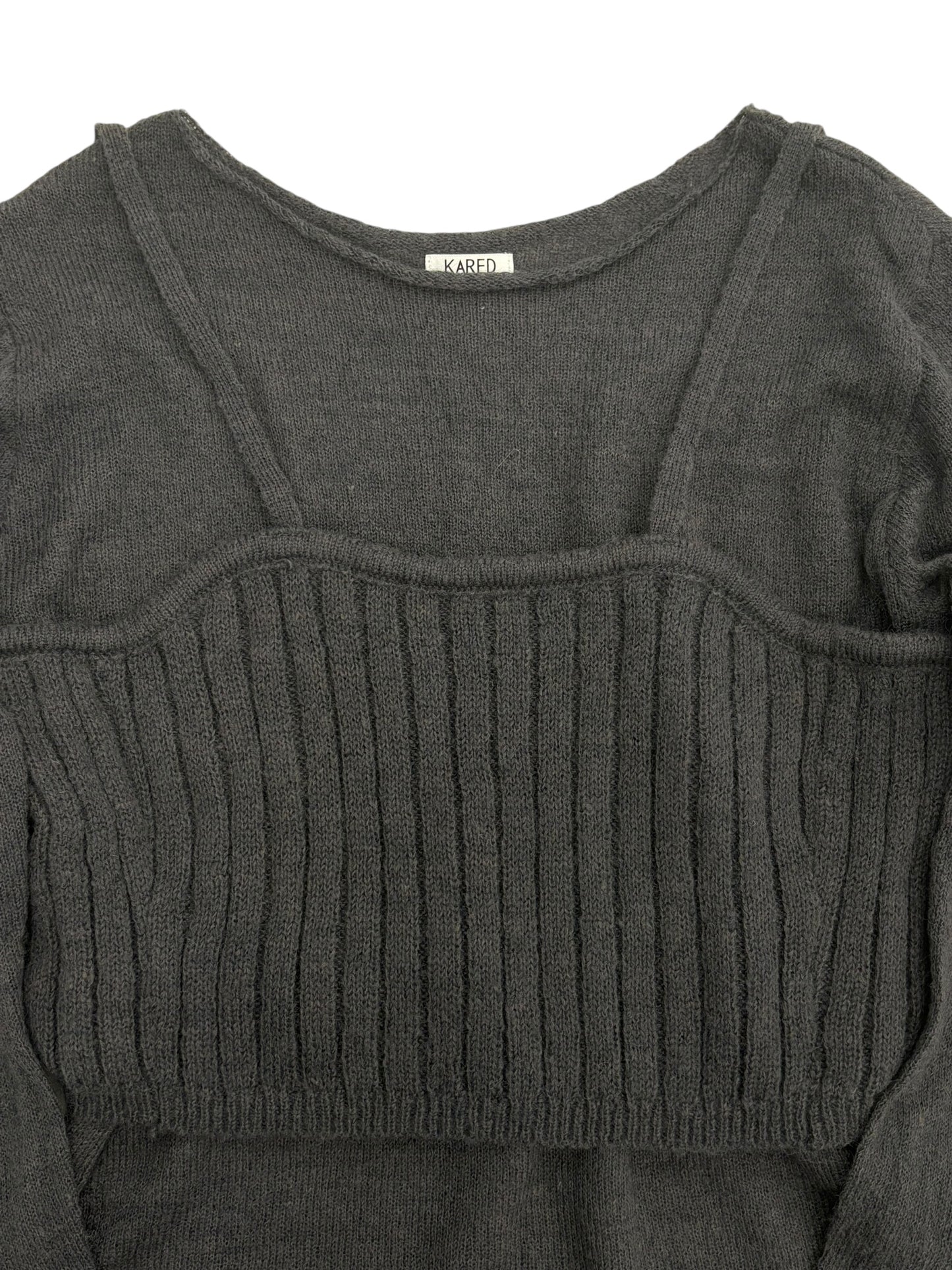 Bustier set knit tops